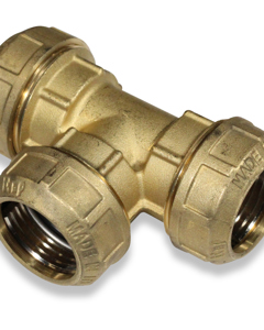 T-piece 3/4"x3/4"x3/4" Brs-PE